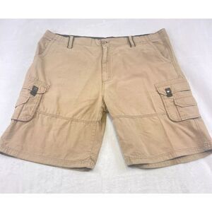 Coast 2 Coast Outfitters Men's Cargo Shorts Size 44 Brown 100% Cotton Mid Rise